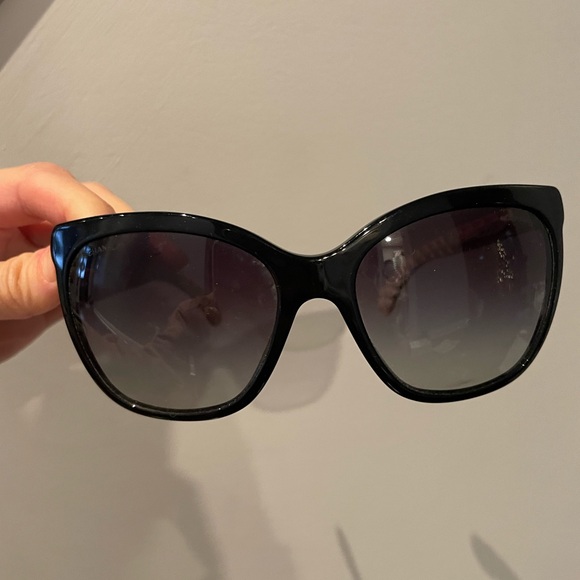 Chanel quilted leather frame sunglasses - Picture 5 of 6